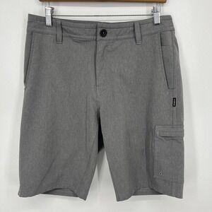 O'Neill Shorts Men's Size‎ 30 Gray Hybrid Pockets Polyester Blend